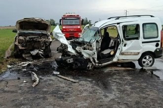 Choque frontal sobre ruta de la provincia se cobró la vida de un hombre