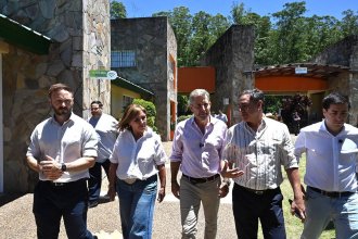 Frigerio recorrió obras de espacios turísticos en el perilago de Salto Grande y destacó el trabajo en equipo