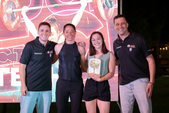 Rocío Esteche recibió el <i>As de Concordia</i> en la fiesta del deporte y la cultura