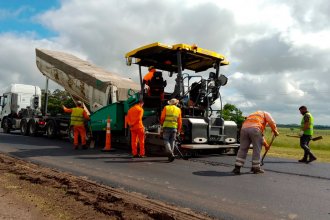Piden precaución al transitar en RN 12 por obras a lo largo de 5 departamentos entrerrianos