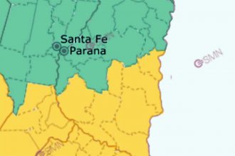 Emitieron alerta meteorológica para una zona de Entre Ríos y esta vez no es por tormentas. Recomendaciones de Defensa Civil