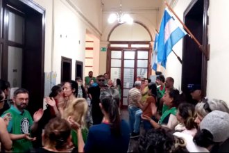 ATE nuevamente se moviliza en reclamo por despidos y la reapertura paritaria