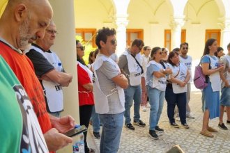 Agmer acompañó a ATE durante la asamblea en Casa de Gobierno