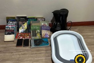 Allanamiento en Federal por un hecho en Colón. Secuestraron elementos que se habrían llevado de un complejo habitacional