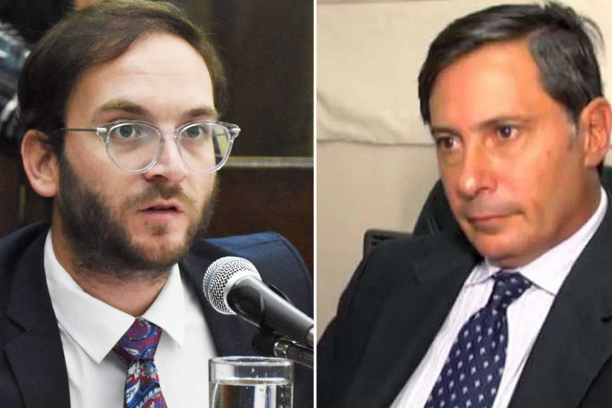 Feliz Sastre y el juez Aníbal Lafourcade