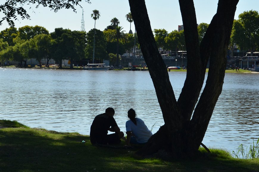A la vera del río Gualeguaychú (foto: G. Acosta).