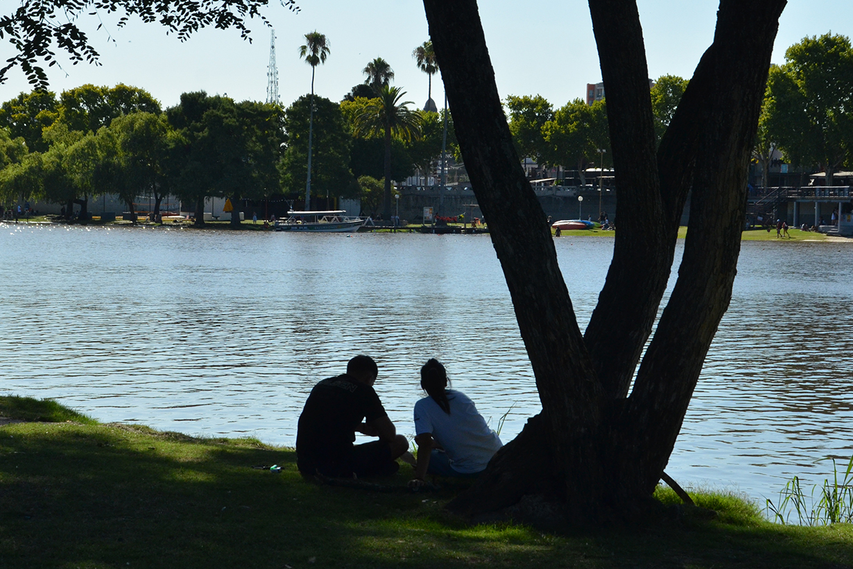 A la vera del río Gualeguaychú (foto: G. Acosta).