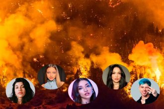 Con la ayuda de Cazzu, Emilia Mernes y otros artistas, entrerriana recaudó fondos para combatir los incendios en la Patagonia