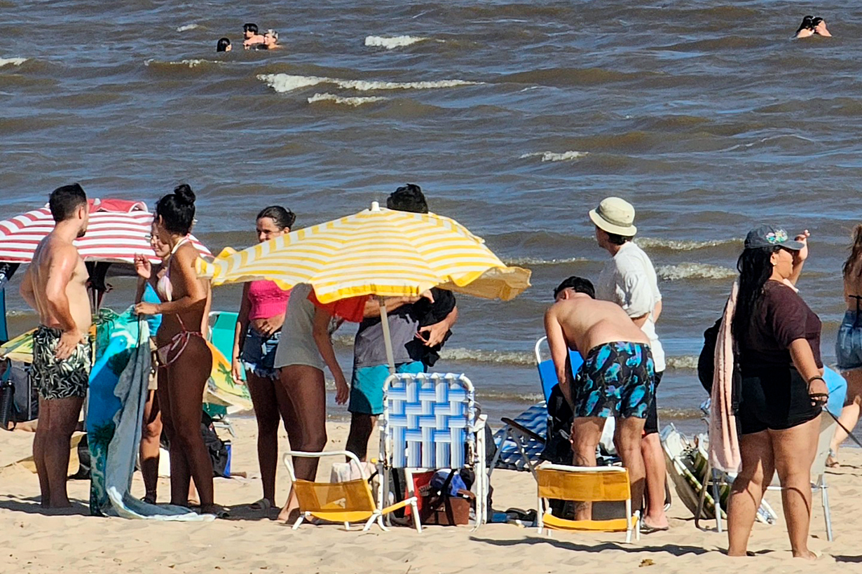 El día pide playa: Ñandubaysal, en Gualeguaychú.