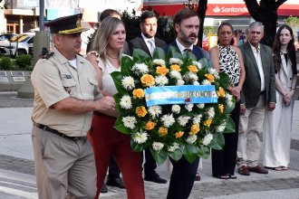 Azcué recordó a San Martín y Urquiza: &ldquo;No vamos a ceder a ninguna extorsión, no vamos a claudicar para conseguir nuestros objetivos&rdquo;