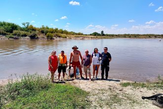 Hubo un cinematográfico rescate de un niño de 7 años que era arrastrado por la correntada del río Gualeguay