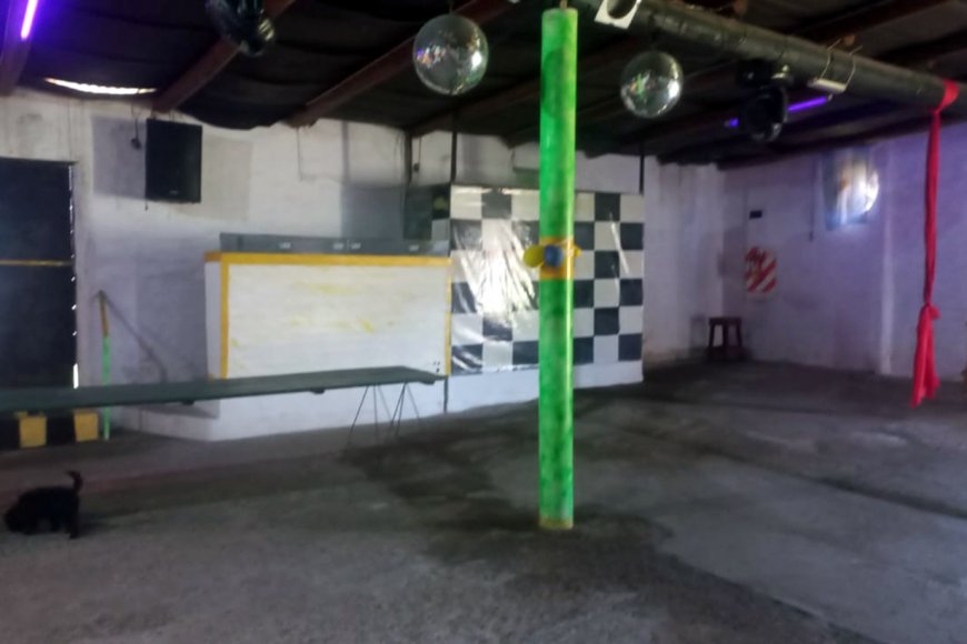 Ahí debía funcionar un salón comunitario.
