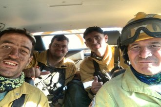 Emergencia ígnea en el sur: brigadistas entrerrianos que actúan en Chubut aseguran que &ldquo;se logró contener el fuego&rdquo;