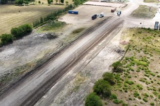 En Gualeguaychú construyen una nueva vía de conexión con el paso internacional