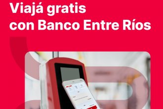 Banco Entre Ríos lanza una promoción para viajar gratis en colectivo pagando con la app