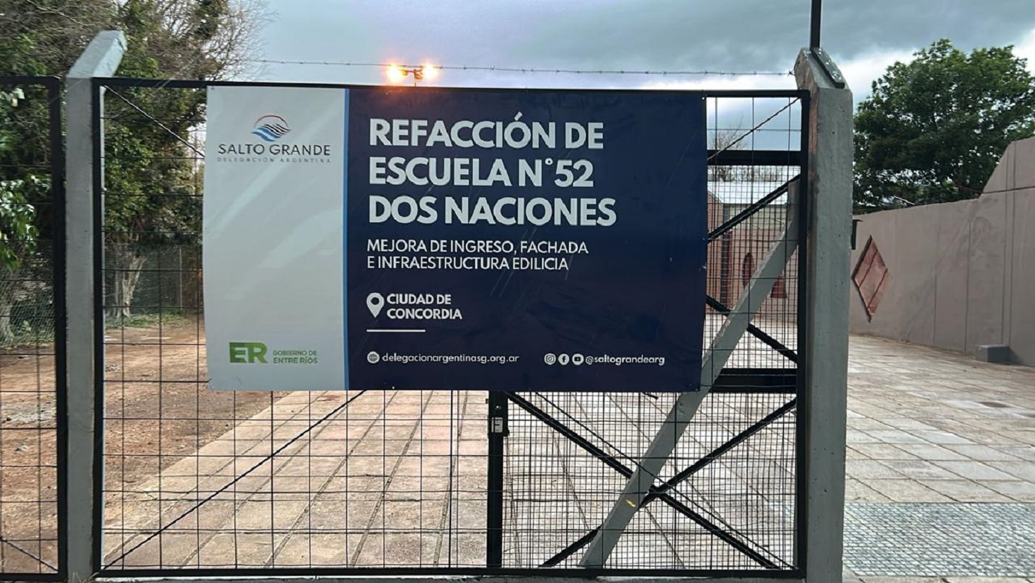CTM culminó la obra de refacción de la Escuela Nº 52 Dos Naciones - Noticias - Elentrerios.com