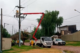 Temporal en Entre Ríos: Enersa actualizó el estado del servicio y detalló las ciudades más afectadas