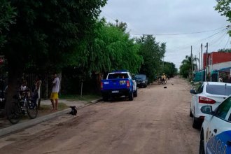 Una mujer fue asesinada en una casa. El sospechoso huyó, pero poco después lo detuvieron