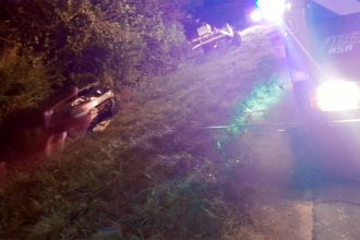 Se desprendió un acoplado y terminó impactando con un auto, cerca del puente sobre el río Gualeguaychú