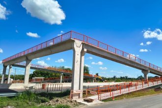 Habilitarán un puente peatonal sobre la Ruta 18