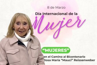 <i>Mauci</i> Reissenweber hablará de las mujeres y &ldquo;sus huellas en el camino al Bicentenario&rdquo;