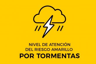 Anuncian lluvias abundantes, actividad eléctrica, granizo y ráfagas fuertes para la provincia