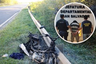 Quemó su vehículo delante de la Policía tras negarse a un control de rutina y quedó detenido