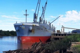 Puerto de la costa del Uruguay intensifica su actividad con un buque que partirá rumbo a la India
