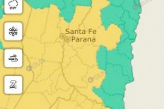 Pronóstico de fuertes lluvias y tormentas: siete departamentos de Entre Ríos bajo alerta