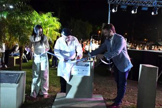 Es necesario &ldquo;seguir malvinizando cada día&rdquo;. El mensaje de Azcué en el homenaje a los caídos
