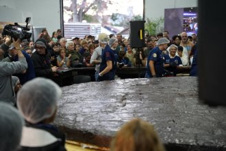 Récord mundial con sabor entrerriano: el alfajor más grande fue elaborado al sur de la provincia