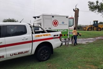 Rescate en zona rural: menor trasladado tras operativo conjunto de bomberos y policía