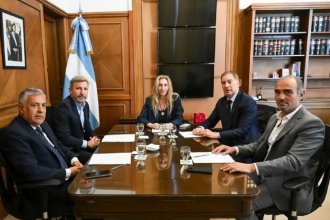 Reunión en Casa Rosada. El gobernador y Karina Milei acordaron concretar obras en rutas nacionales