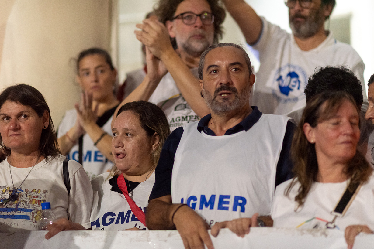 Manuel Gómez conduce AGMER en Paraná.
