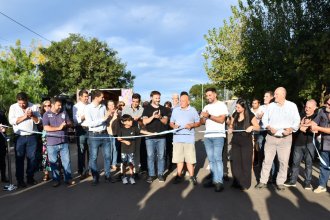 &ldquo;Mejor calidad de vida&rdquo;:  Azcué inauguró la obra de pavimentación de una calle de Concordia