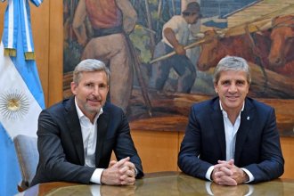 Frigerio se juntó con el ministro Caputo por obras viales y alivio fiscal para el sector productivo