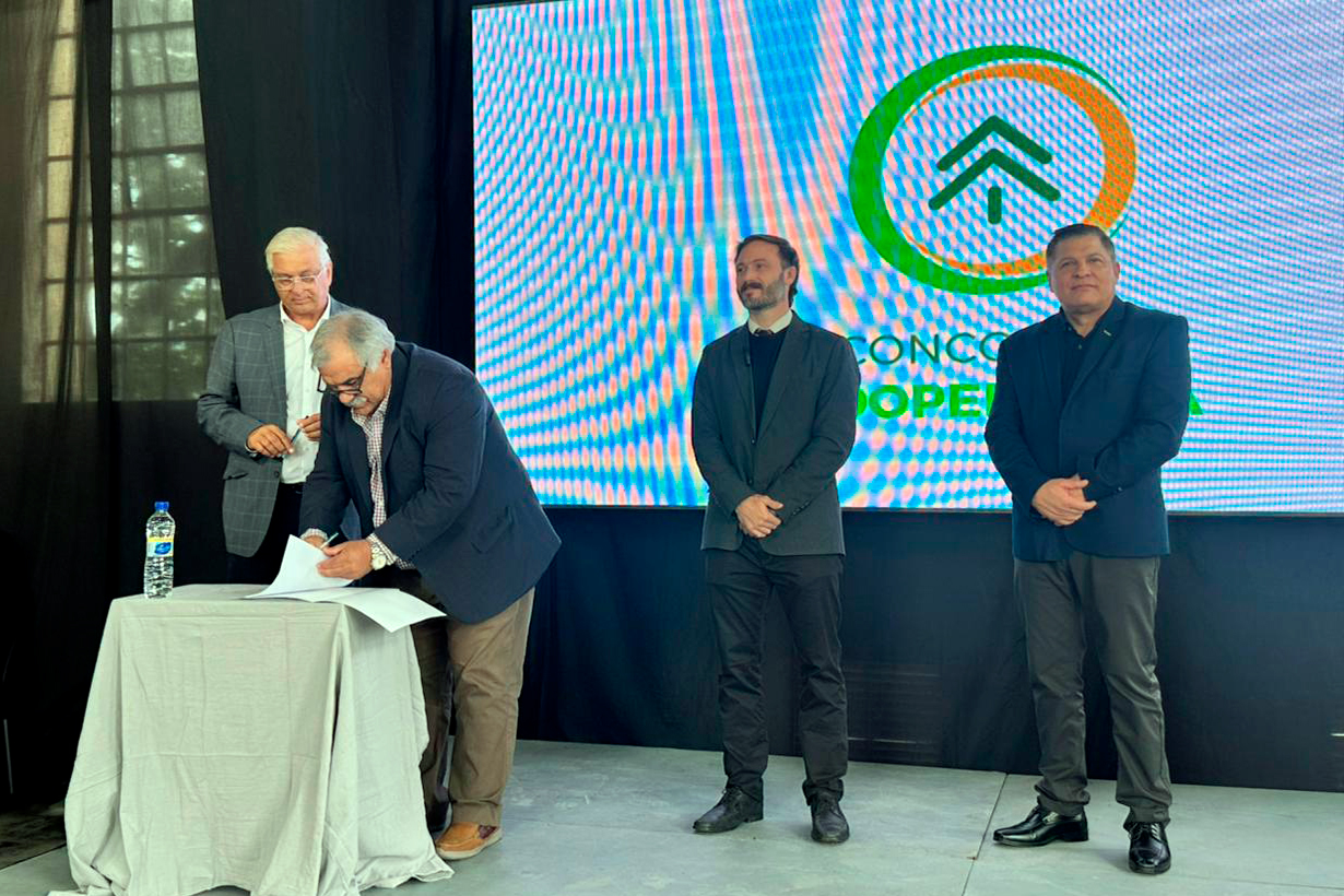 La inauguración en la exusina 1 de Concordia.