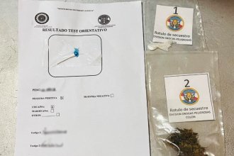 Tras persecución en El Brillante, incautaron drogas peligrosas que trasladaba sujeto en su mochila