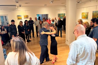 Hubo milonga y arte entrerriano en Buenos Aires