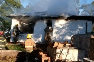 Sería premeditado el incendio a una vivienda. Su propietaria acusa a su pareja y solicitó medidas de protección