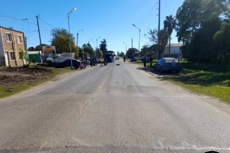 Iba en moto, perdió la estabilidad y sufrió un fuerte golpe al caer. Lo trasladaron a un hospital de otra ciudad