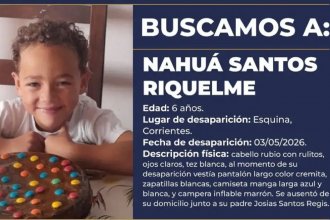 Activaron el Alerta Sofía por la desaparición de un niño de seis años