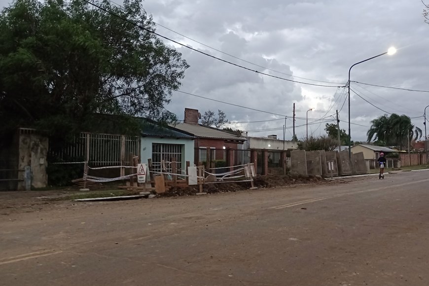 Allí fue la rotura: Salto Uruguayo casi Rivadavia.