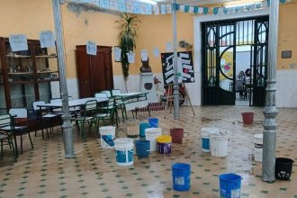 Hubo filtraciones en escuelas durante la tormenta y piden &ldquo;soluciones urgentes&rdquo;