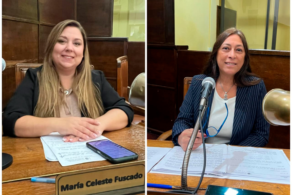 Fuscado y Ovelar, autoras del proyecto.