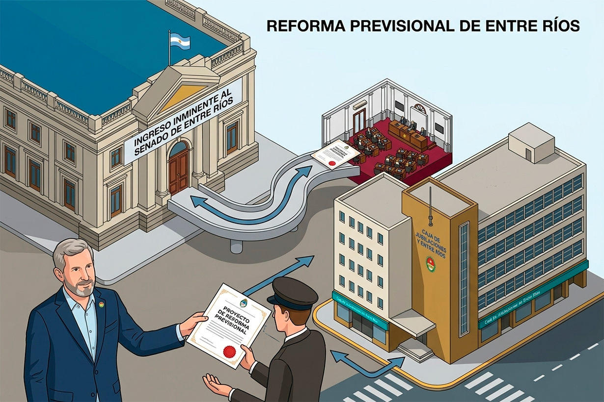 Frigerio envía el proyecto (generada con IA).