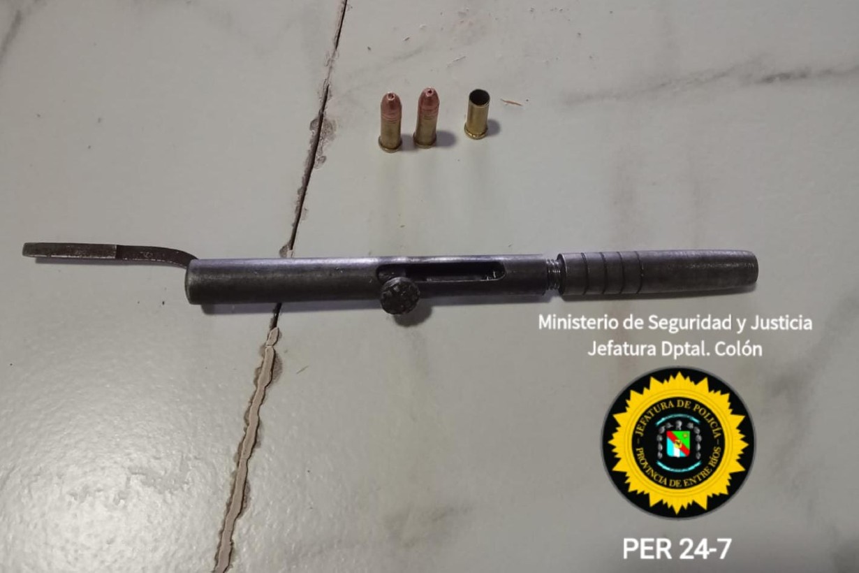 Amenazó a un vecino, realizó un disparo al aire y le secuestraron un arma de fabricación casera - Noticias - Elentrerios.com