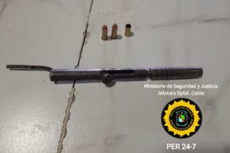Amenazó a un vecino, realizó un disparo al aire y le secuestraron un arma de fabricación casera