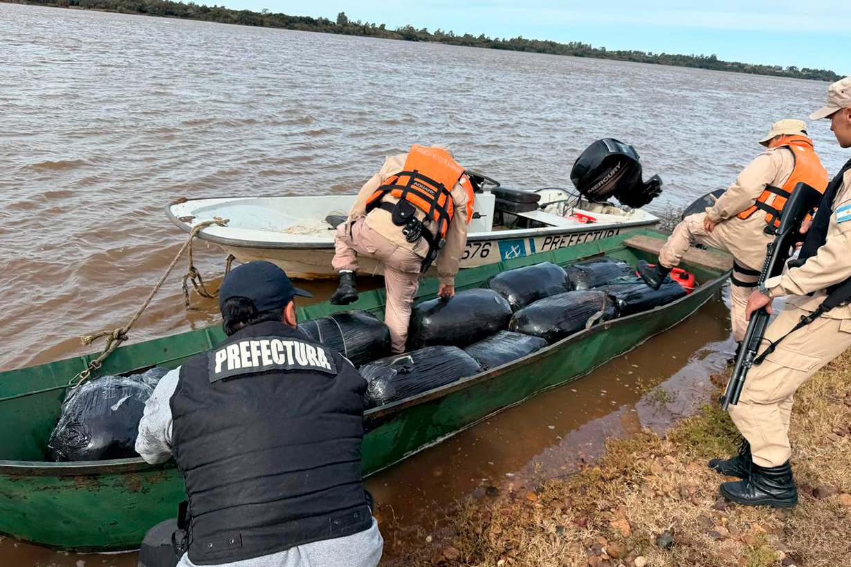 Prefectura Salto Grande evitó el contrabando.