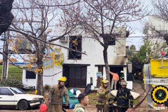 La investigación por un incendio apuntó a un posible autor. Fue detenido en otra vivienda donde habría ingresado tras forzar una abertura